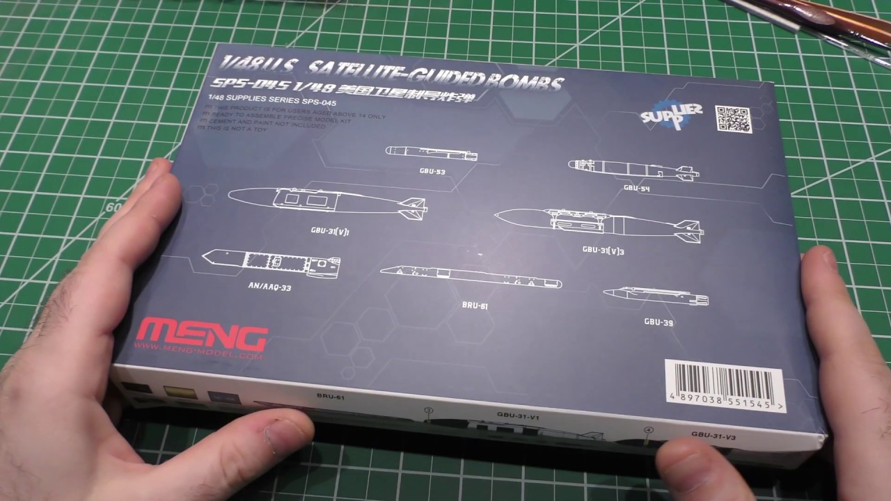 Reviewing the Meng 1/48 US Satellite-Guided Bombs Set