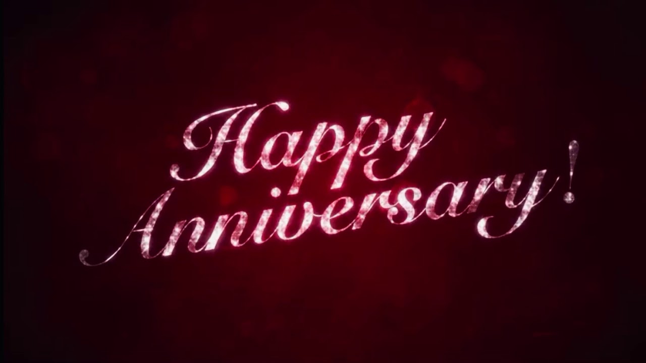 Happy Anniversary Background Loop