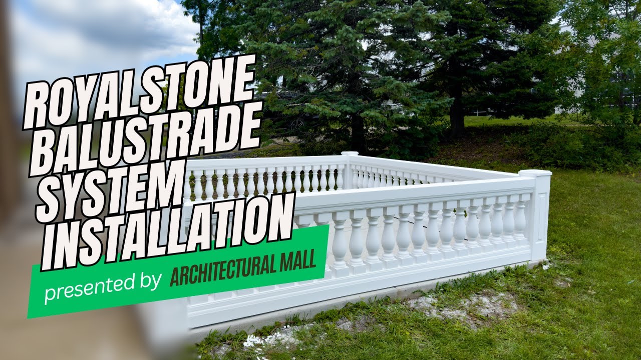 Check out this INCREDIBLE RoyalStone Balustrade System!