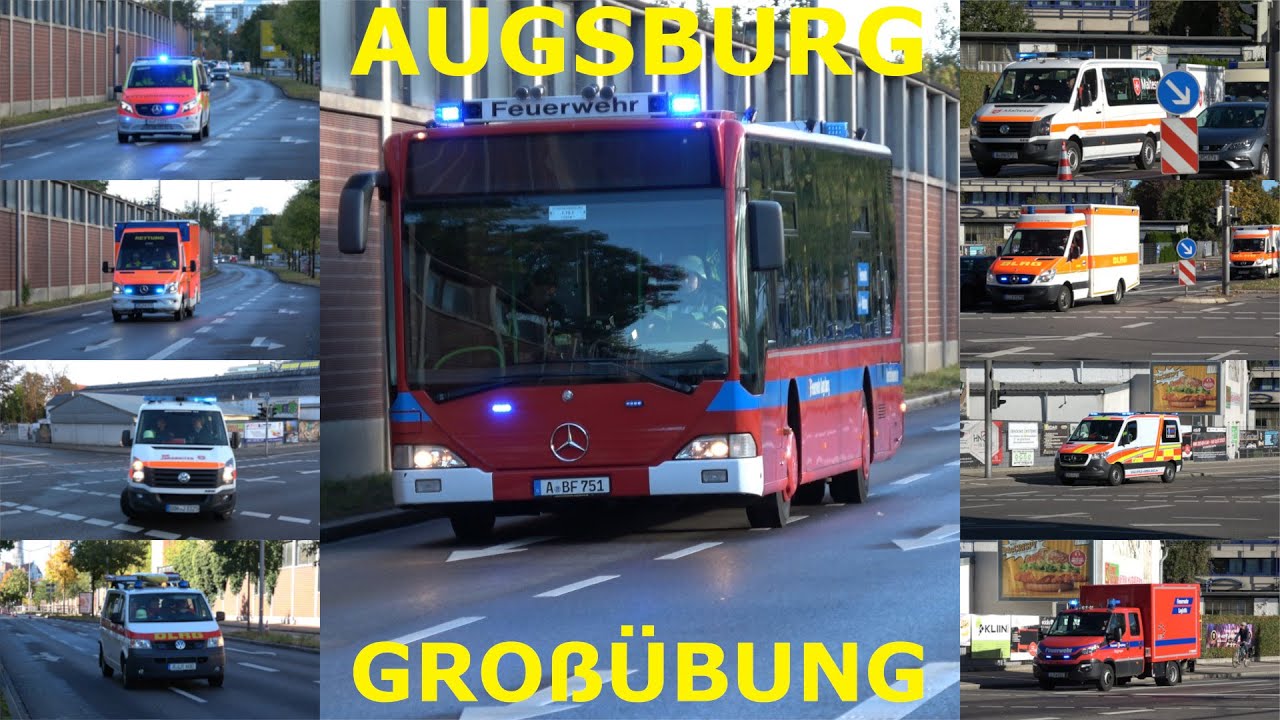 [SELTENE FAHRZEUGE] Katastrophenschutz Großübung in Augsburg 2023