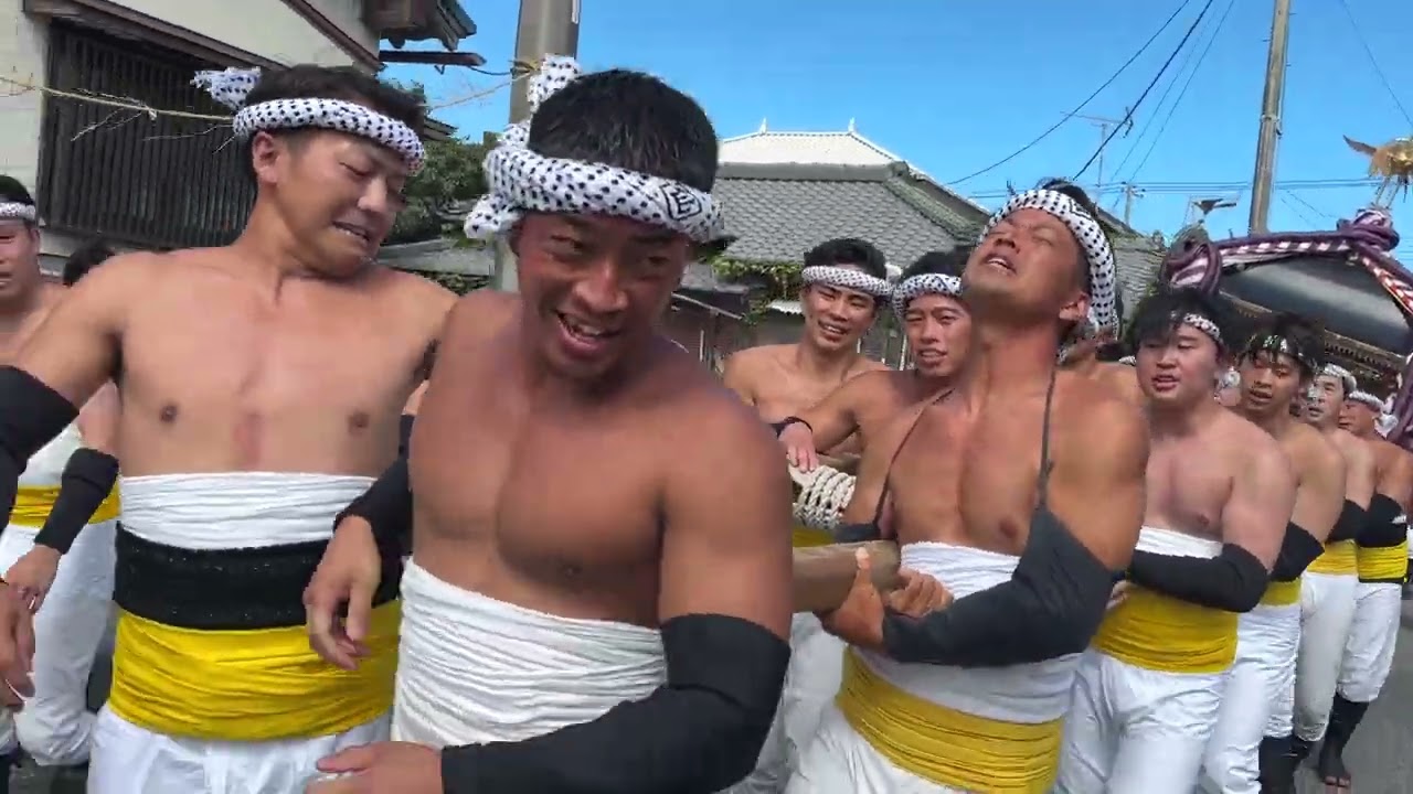 2024 9 24 大原はだか祭り13 廣田神社　鈴栄丸手前まで