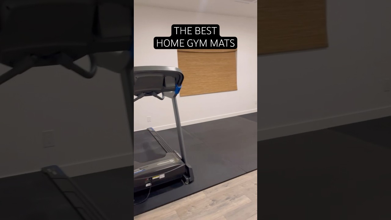 Make your home gym better with horse stall mats instead! #homegym #homegymgoals