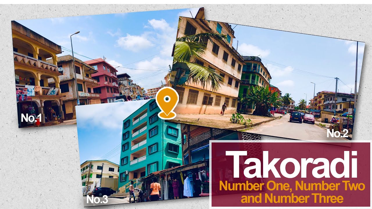 A driving #tour around Takoradi oldest Residential Areas - Takoradi Ghana [ Tour Ghana ]