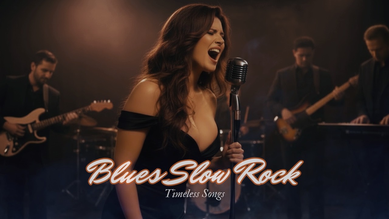 Amy Winehouse, Janis Joplin, Etta James Style 🎤 Slow Blues Rock Guitar Riffs | Lonely Whiskey Blues