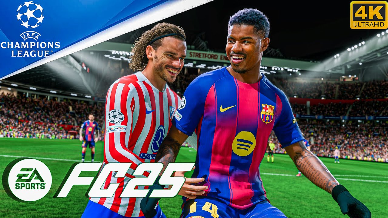 FC 25 - Barcelona Vs Atletico Madrid - Ft.Rashford,Hanco| UEFA Champions League 25/26 | [4K60]