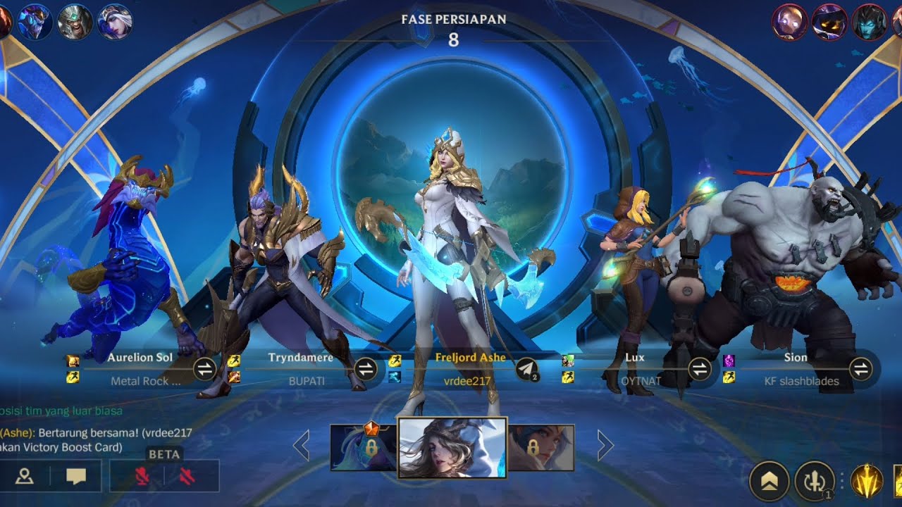 Raw Gameplay LOL : Wild Rift Ashe, gak dapet kill coy 