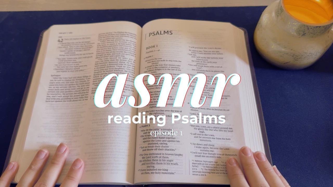 Whispered Bible Storytime ASMR | Psalms 1-10 | Episode 1