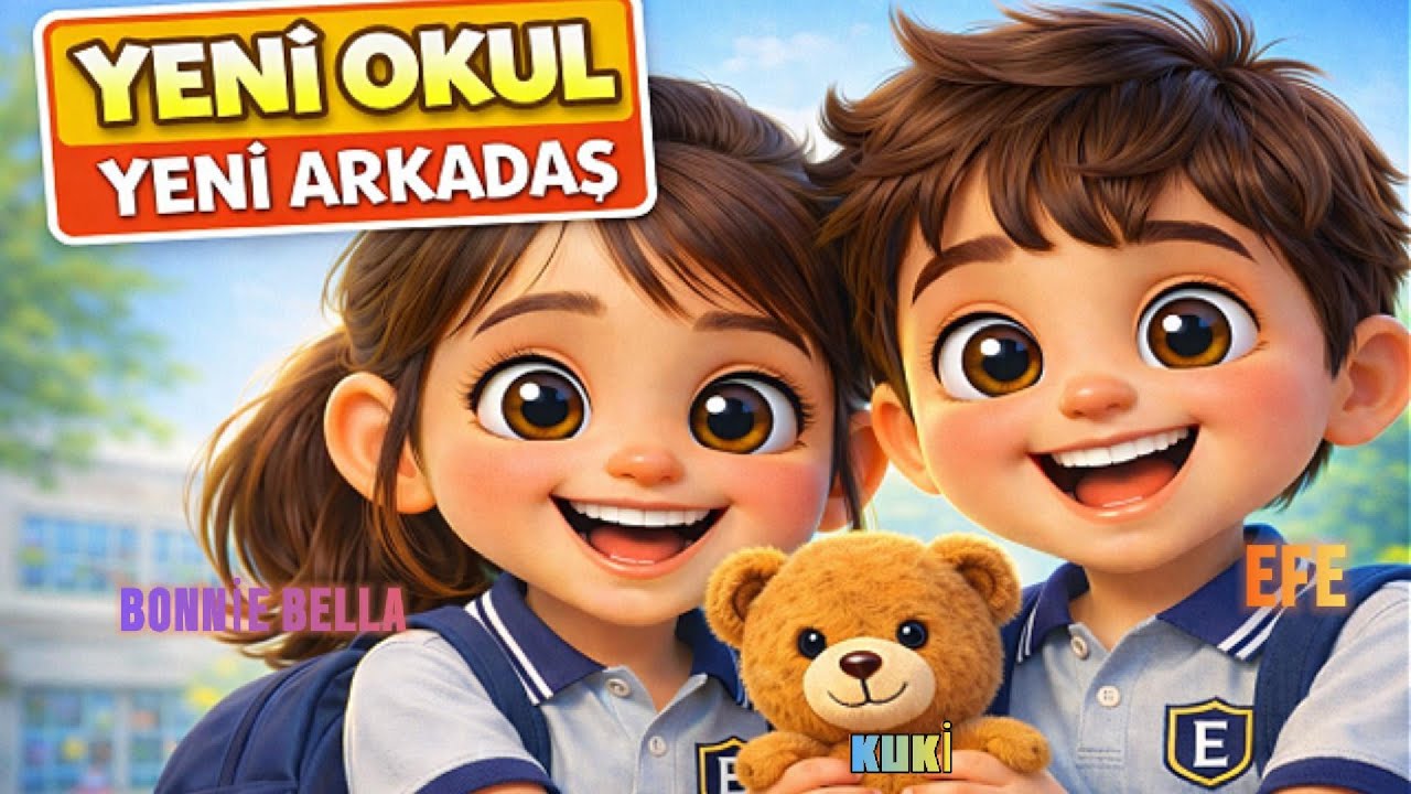 🎒🌈 BONNIE BELLA: YENİ OKUL, YENİ ARKADAŞ 🌈🎒💖 Arkadaşlık ve Mutluluk Dolu Bir İlk Gün Masalı 💖