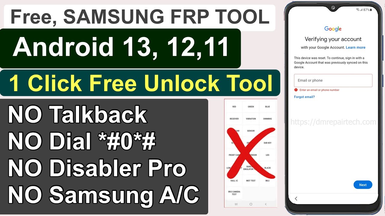 Samsung Frp Tool 2023 | 1 Click Frp Samsung Google Account Remove Samsung Frp Bypass Android 12 2023