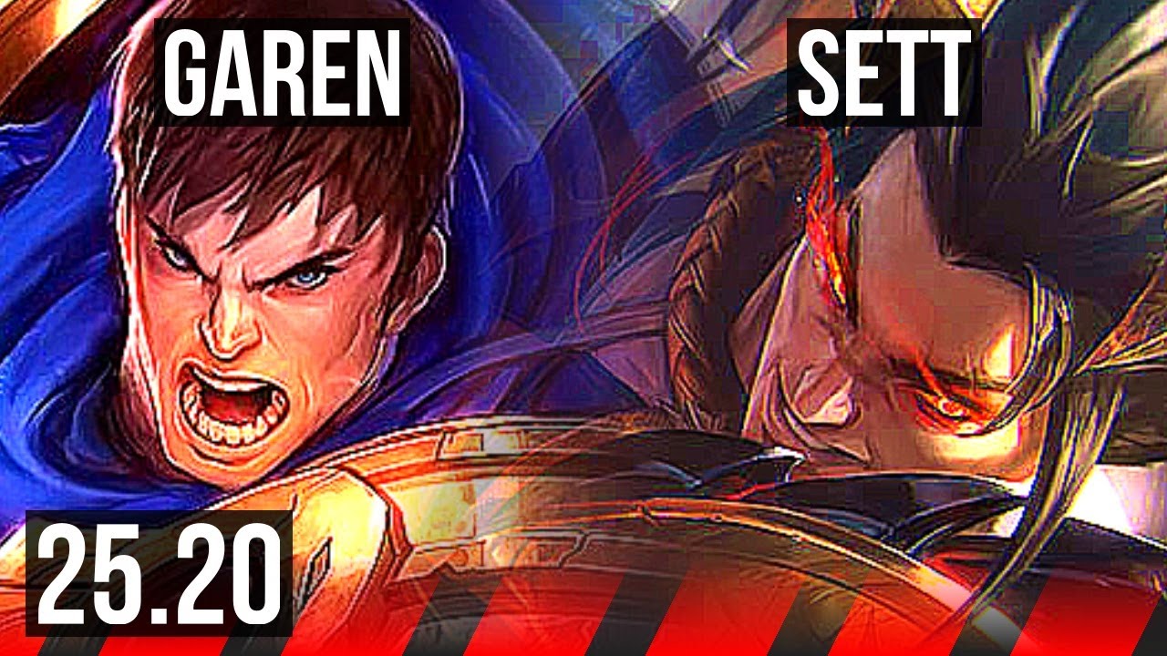 GAREN vs SETT (TOP) | 13/3/7, Godlike | EUW Diamond | 25.20