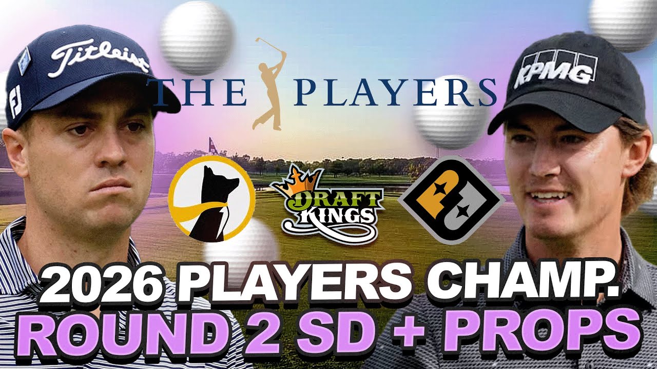 2026 Players Championship Round 2 Showdown + Prop Stream :  DFS Strategy, Pick 'em Props + Matchups