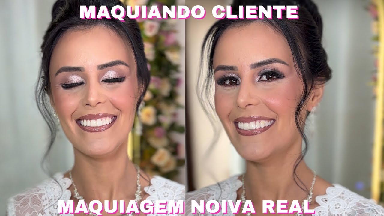 MAQUIANDO CLIENTE: Maquiagem NOIVA REAL. @Diana Souza