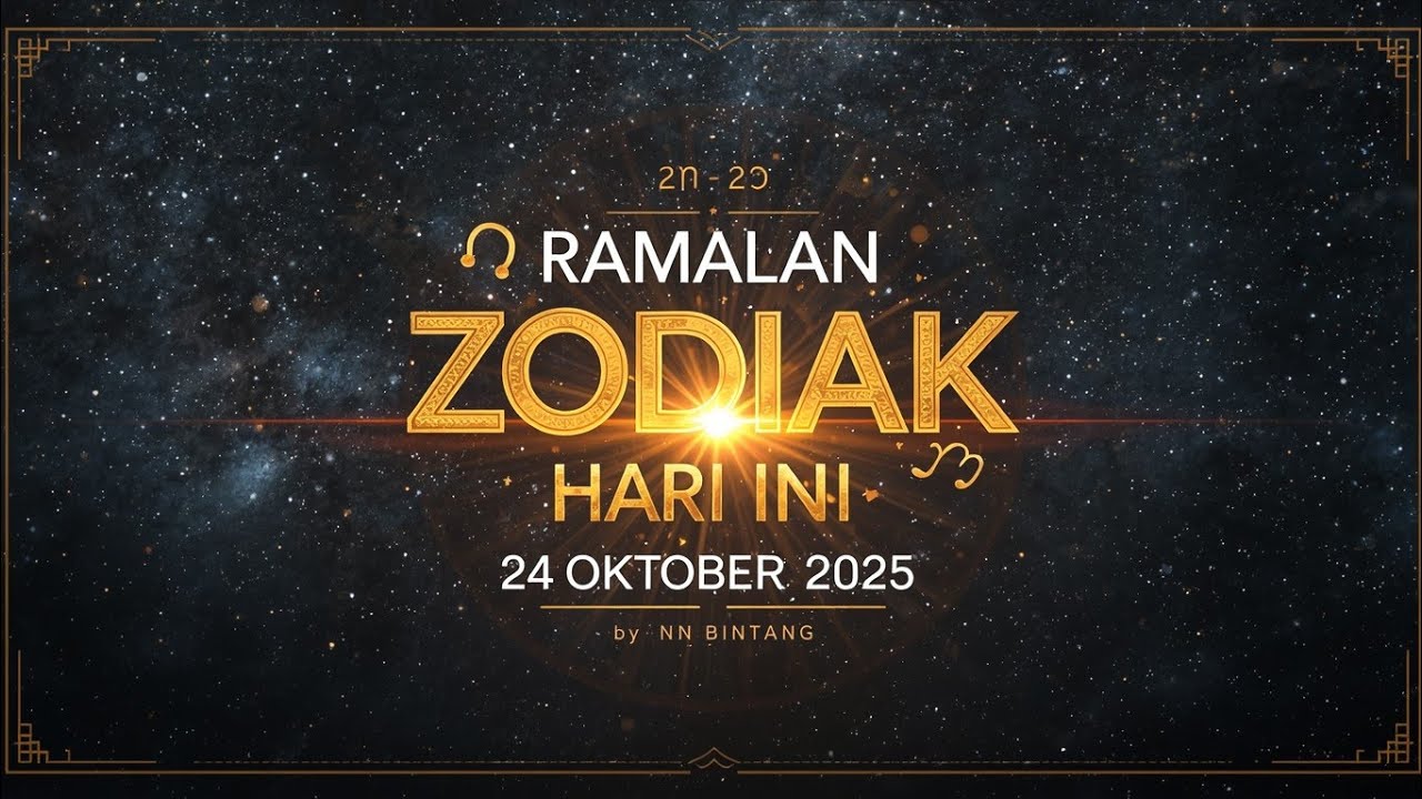 RAMALAN ZODIAK HARI INI 24 OKTOBER 2025