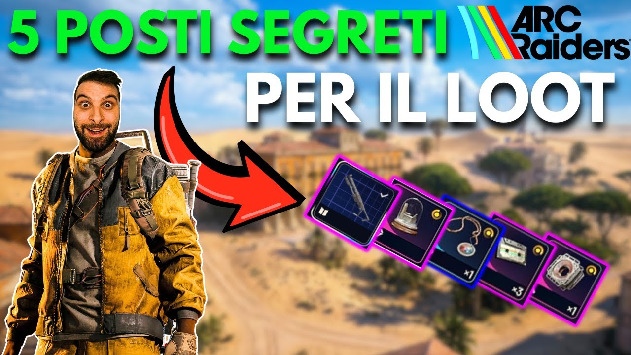 5 POSTI SEGRETI a CITTÀ SEPOLTA per LOOT GRATIS! (ARC Raiders)