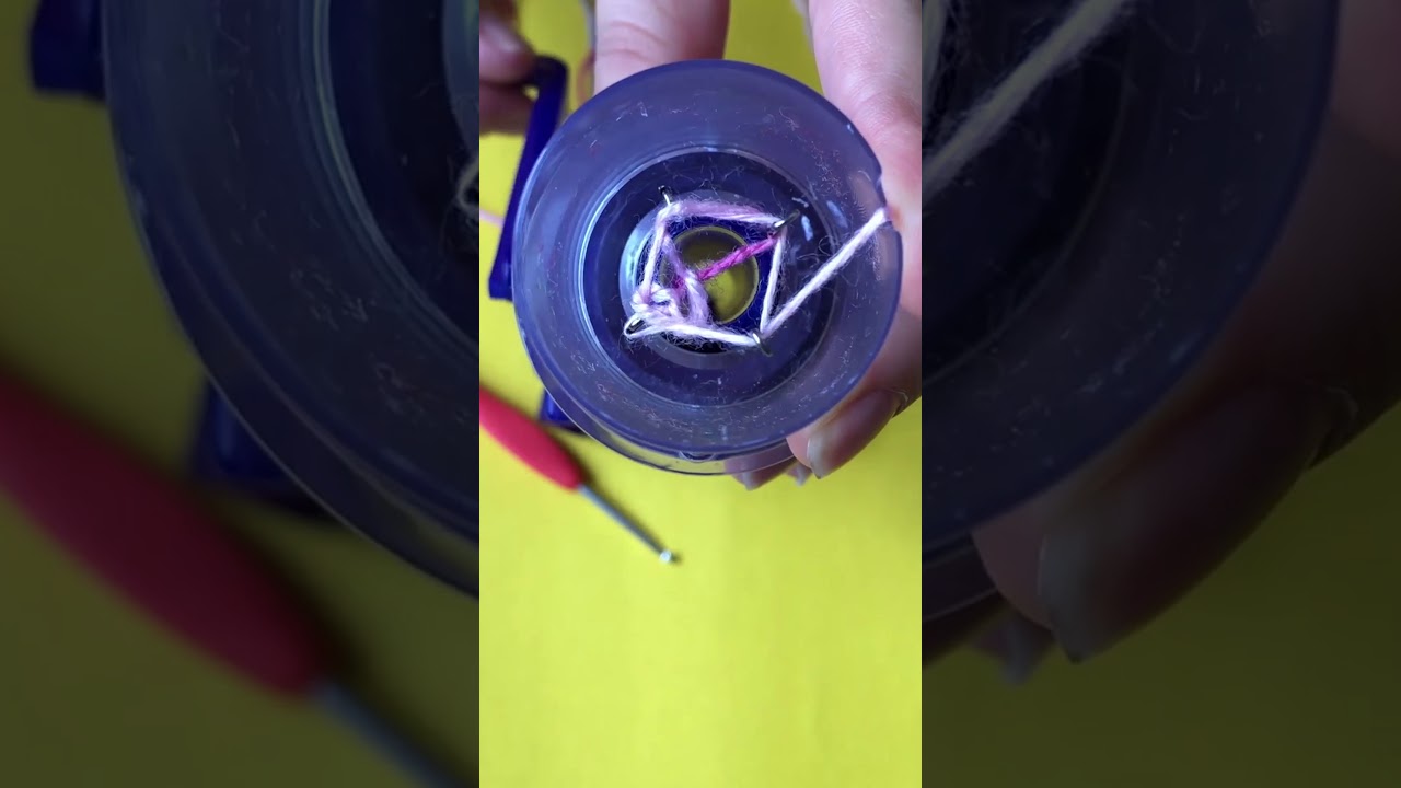 Máquina de Tricotin Icord Manivela Rabo de Gato