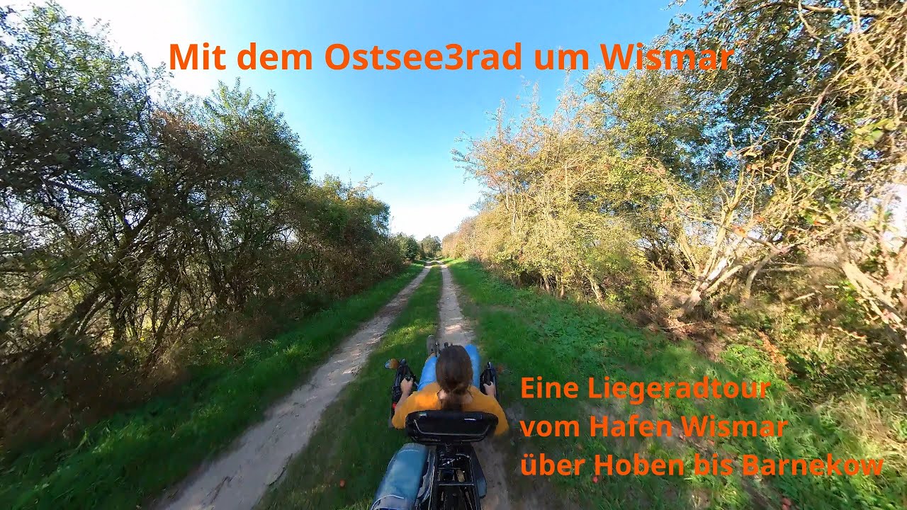 Liegerad Tour zu den Windmühlen im Westen vom Wismar