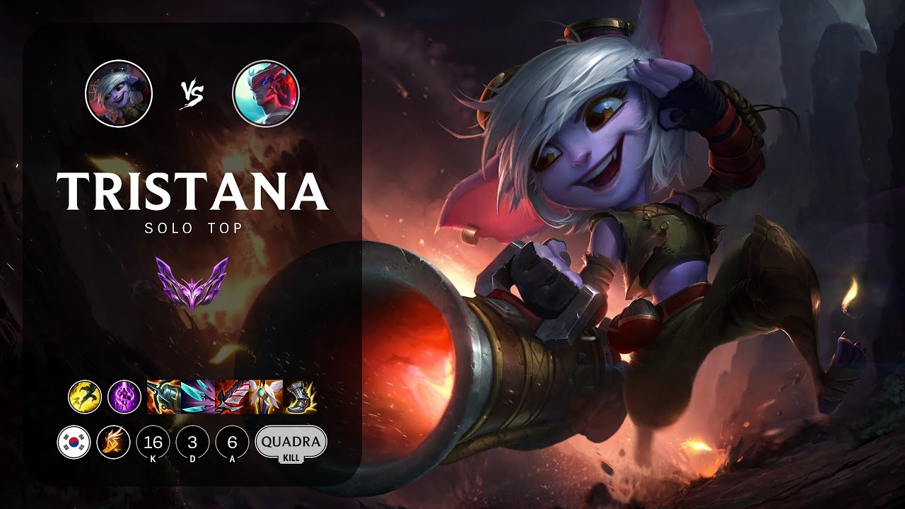 Tristana Top vs Yone - KR Master Patch 14.4