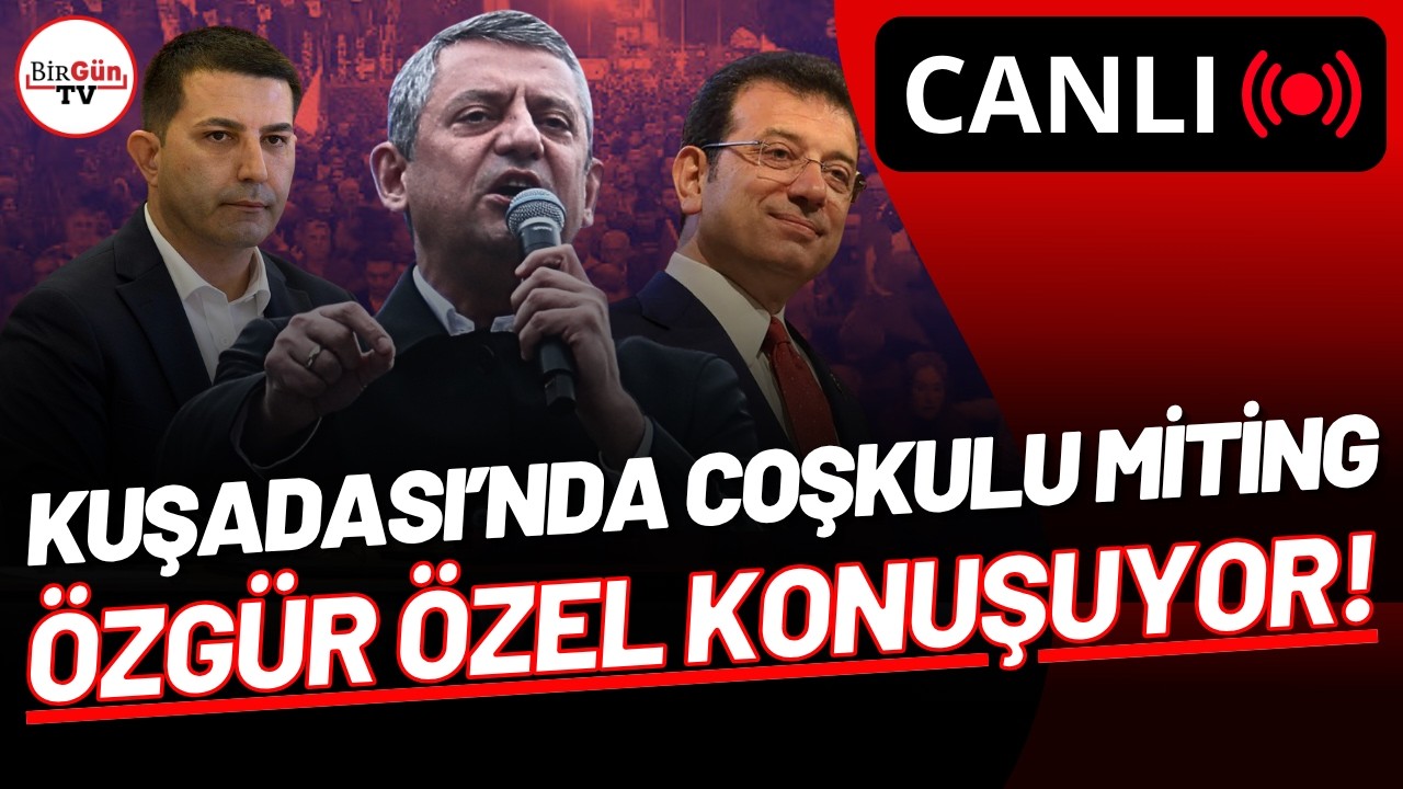 #ЖИВОЙ | Митинг НРП в Кушадасы: говорит Озгюр Озель!