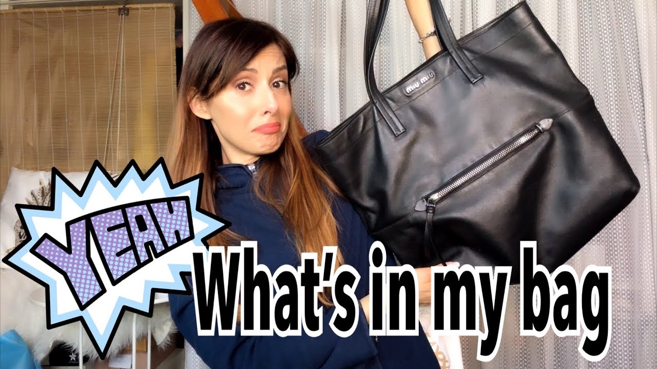 WHAT'S IN MY BAG...UN ANNO DOPO !!