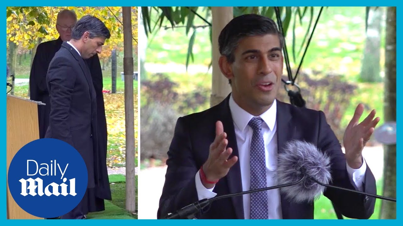 Rishi Sunak pays respects to nuclear test veterans | National Memorial Arboretum