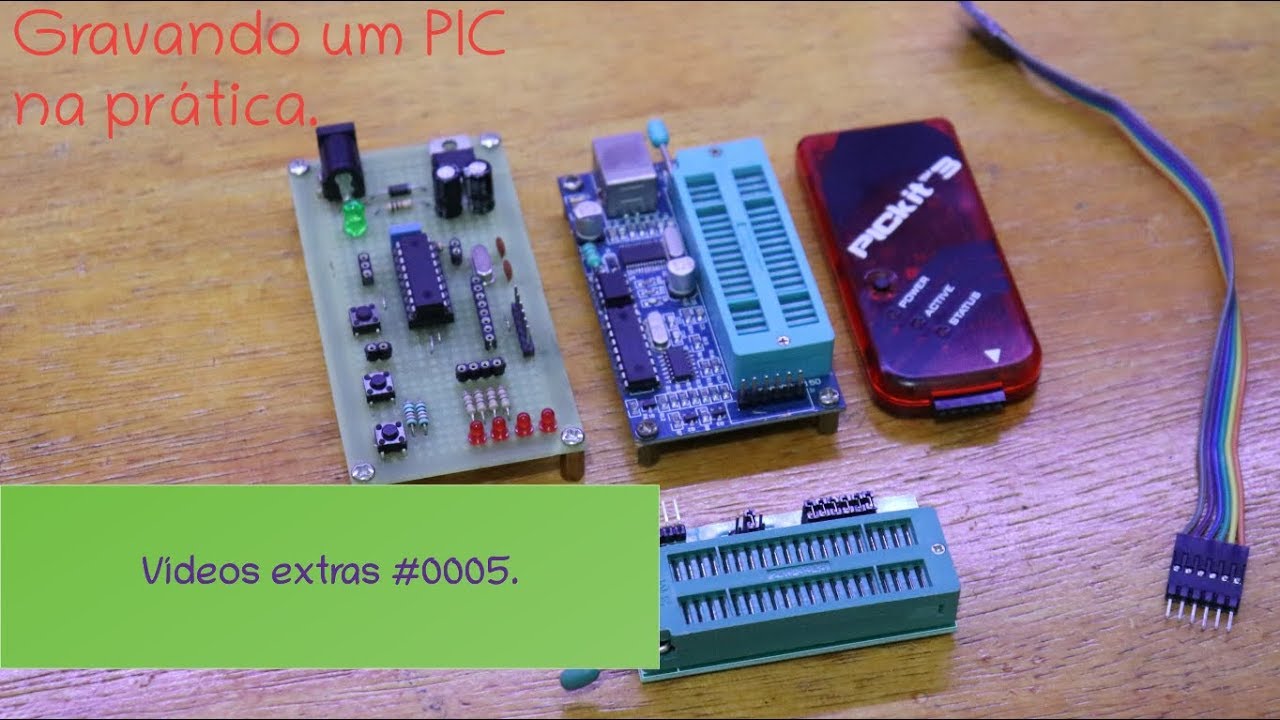 Como gravar um microcontrolador PIC | Vídeo extra #005