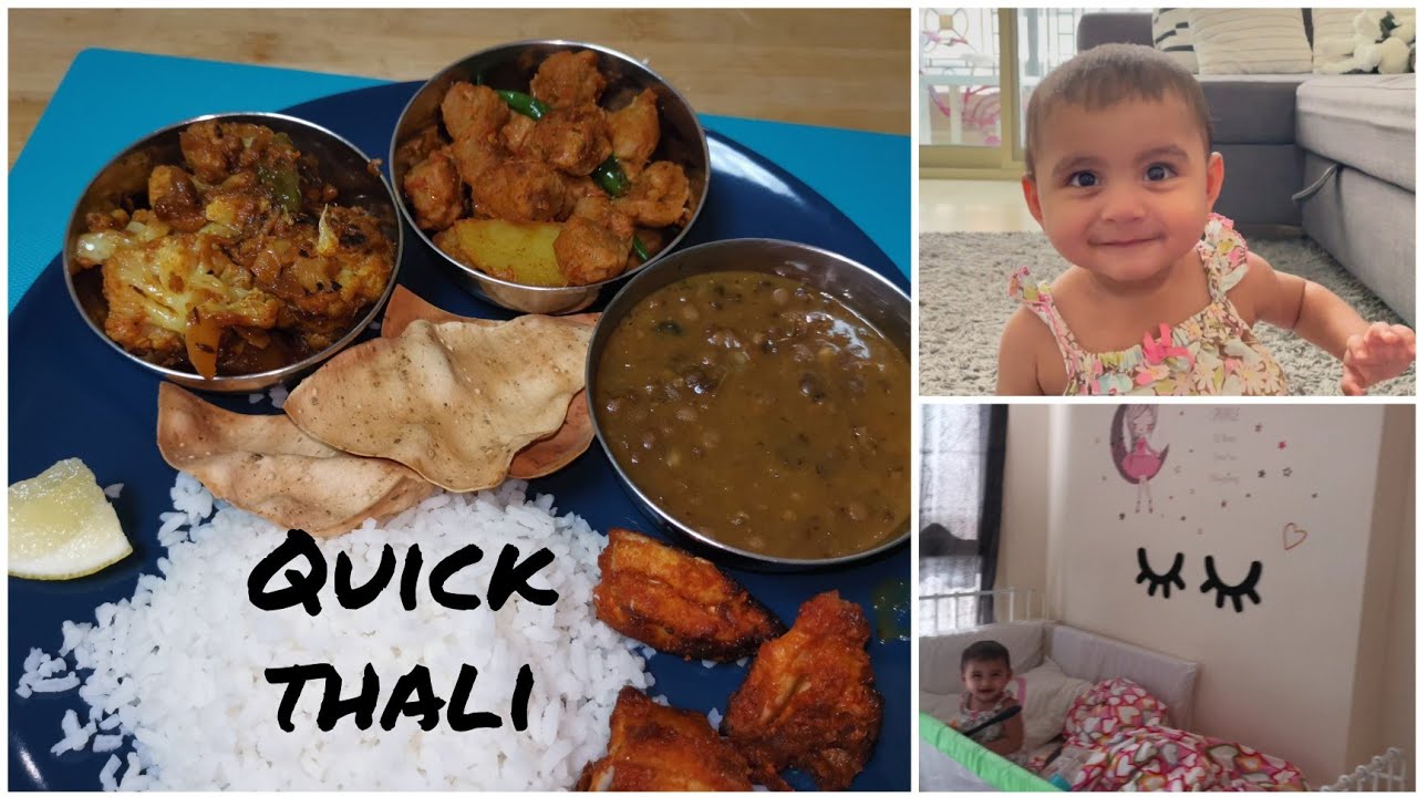 Instant  thali with pre prepared homemade masala😋new home decor💐