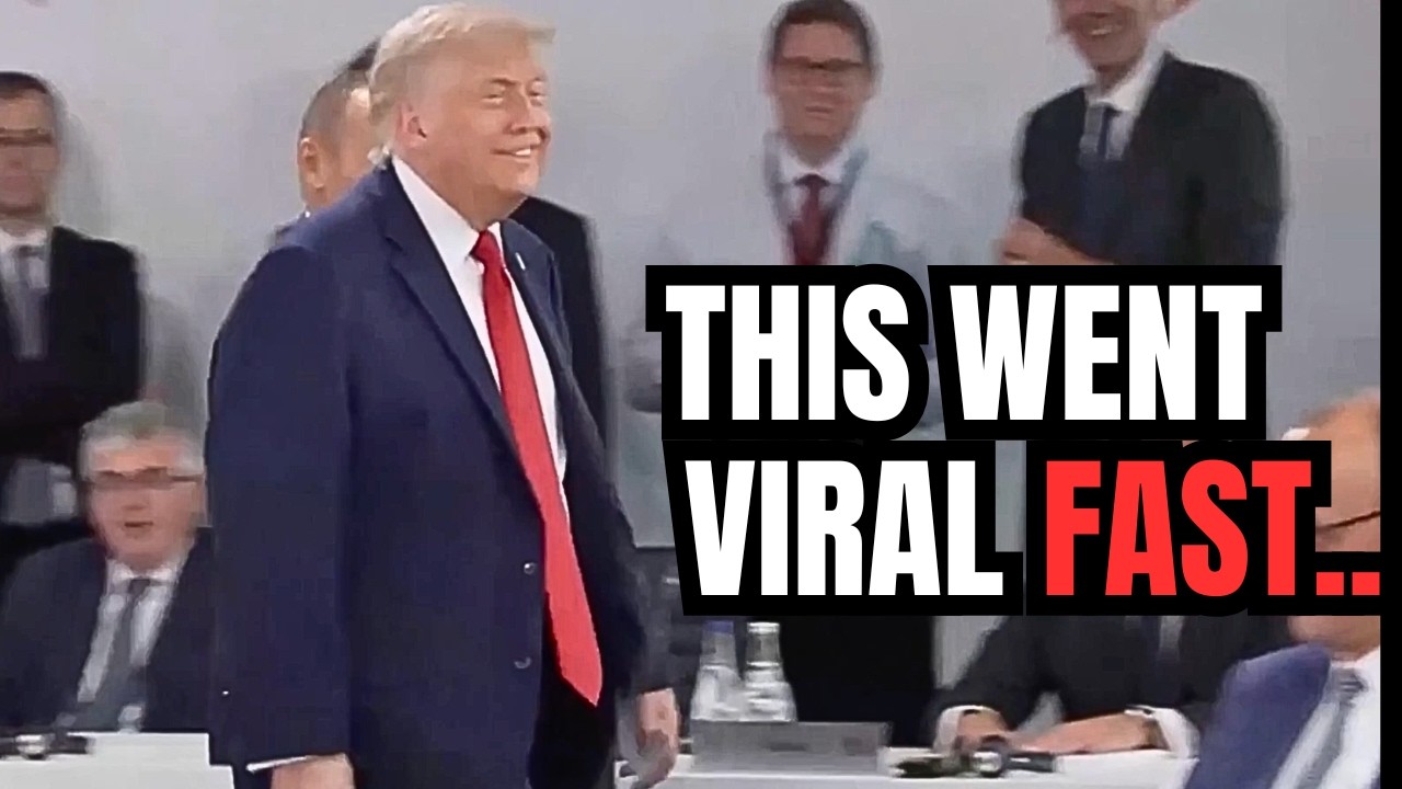Самый вирусный выход Дональда Трампа на саммите G7 перед подписанием мирного соглашения с Ираном!