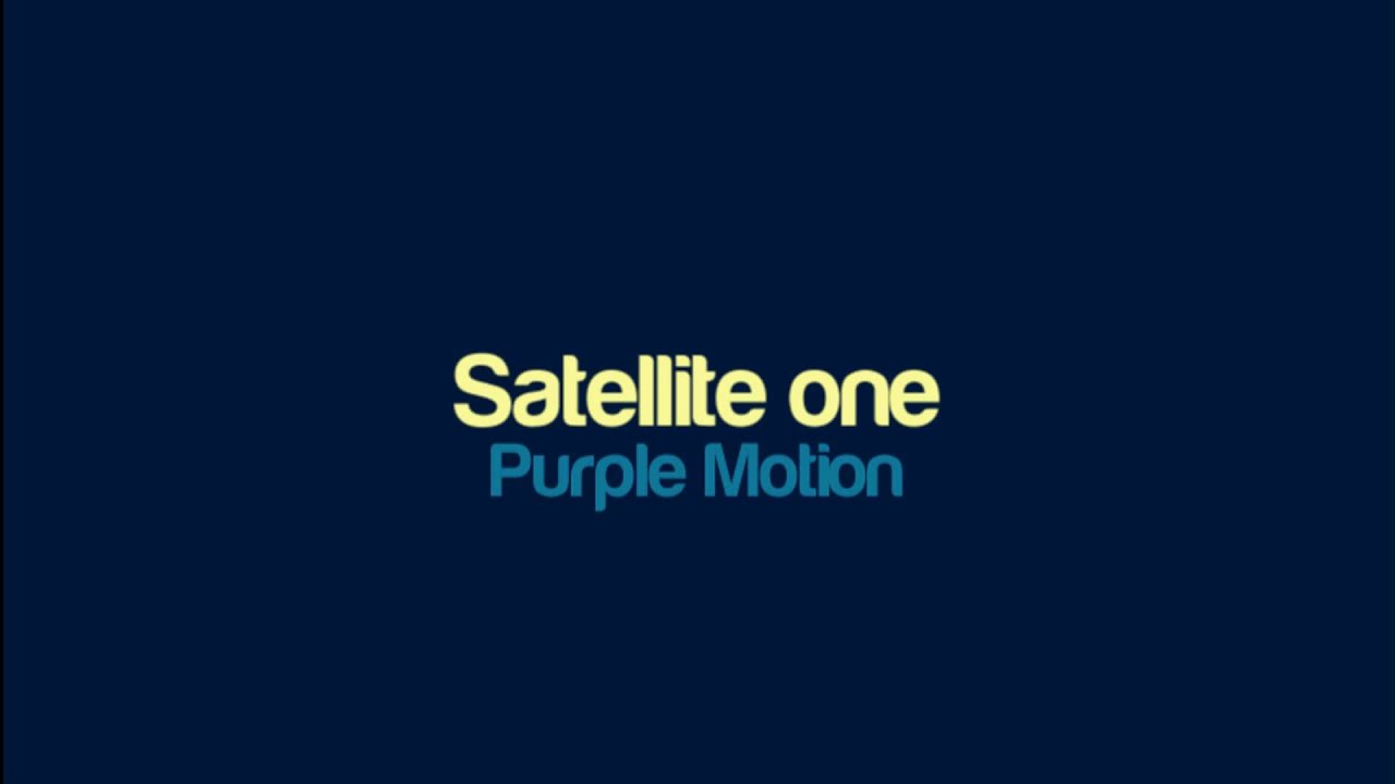 Purple Motion - Satellite one (Tracker version)