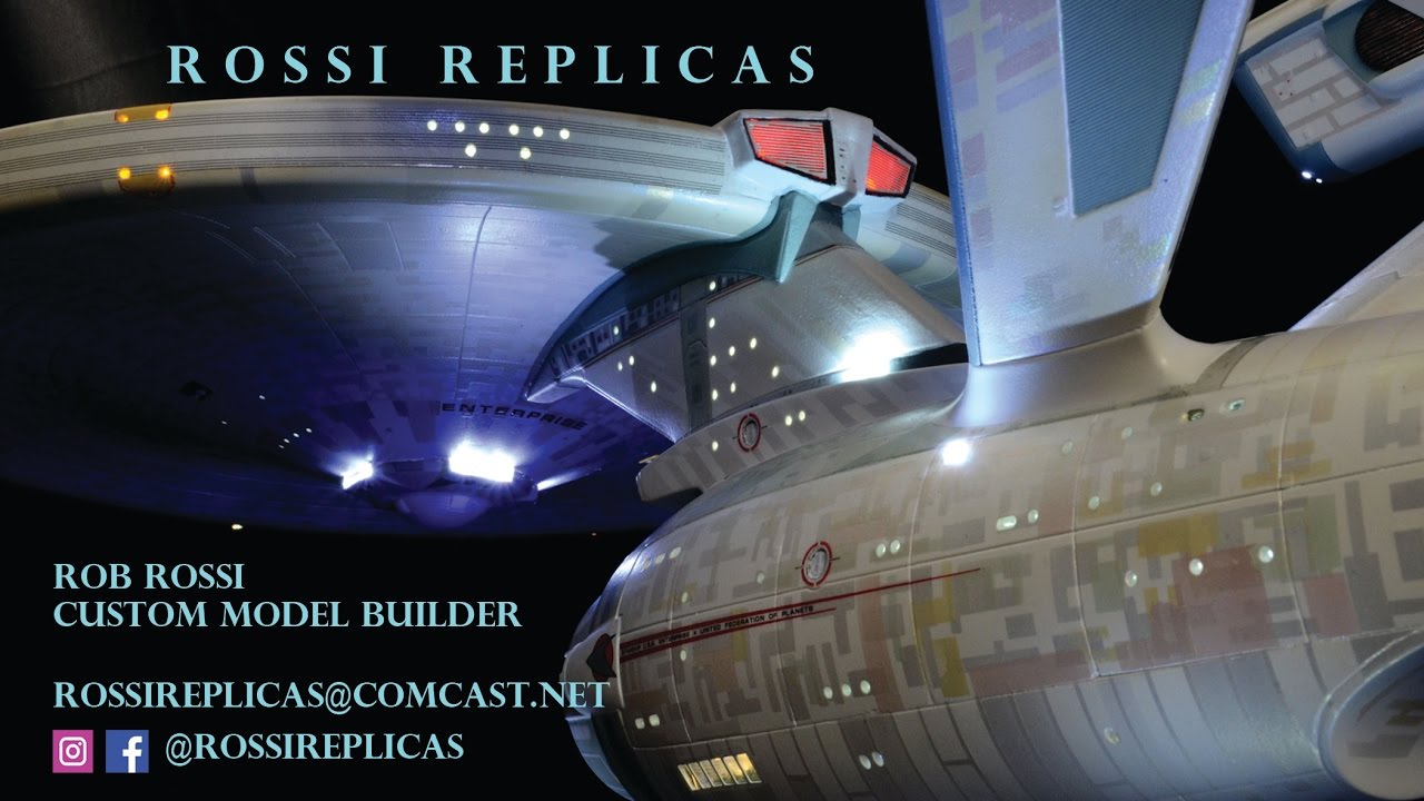1/350 USS Enterprise Refit Lighting Demo using Tenacontrols Combo-MVE Board