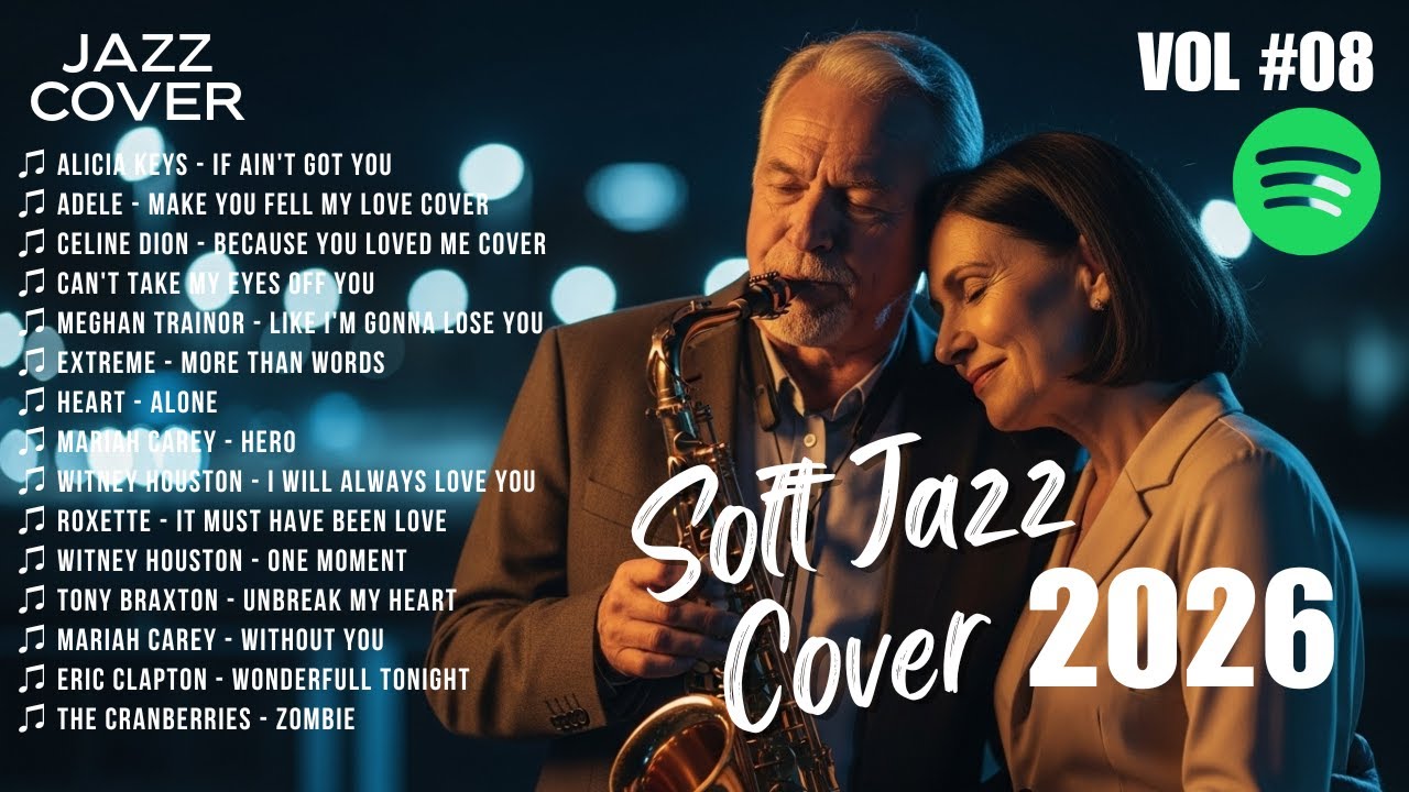 [Playlist] ♫ Love in Slow Jazz | Relaxing Covers | Jazz Cover 2026 Mariah Carey - Witney Houston