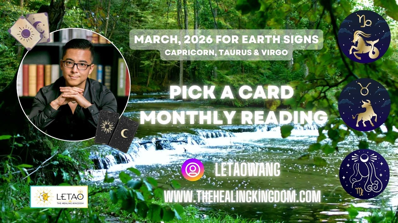 March 2026 Monthly Tarot Reading for Earth Signs (Capricorn Taurus Virgo) ♑️♉️♍️ Pick A Card!