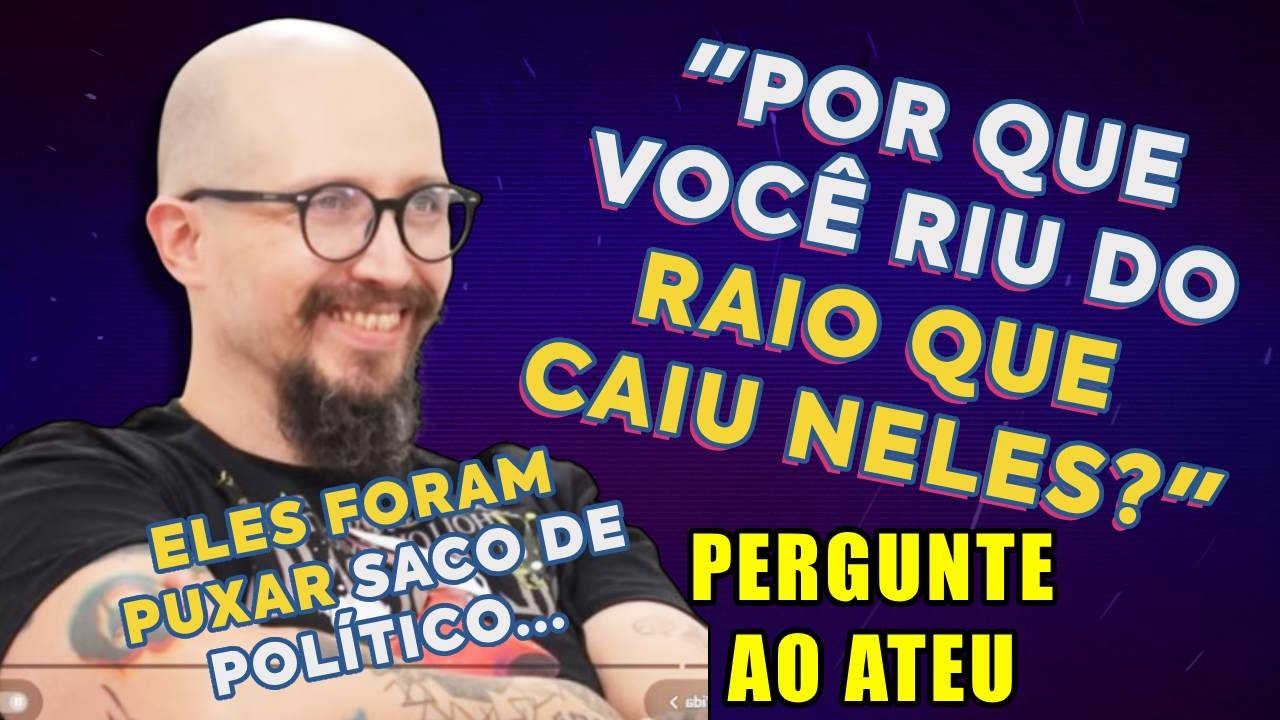 CRENTE FICA BRABO QUE EU RI DO GADO TOMANDO RAIO