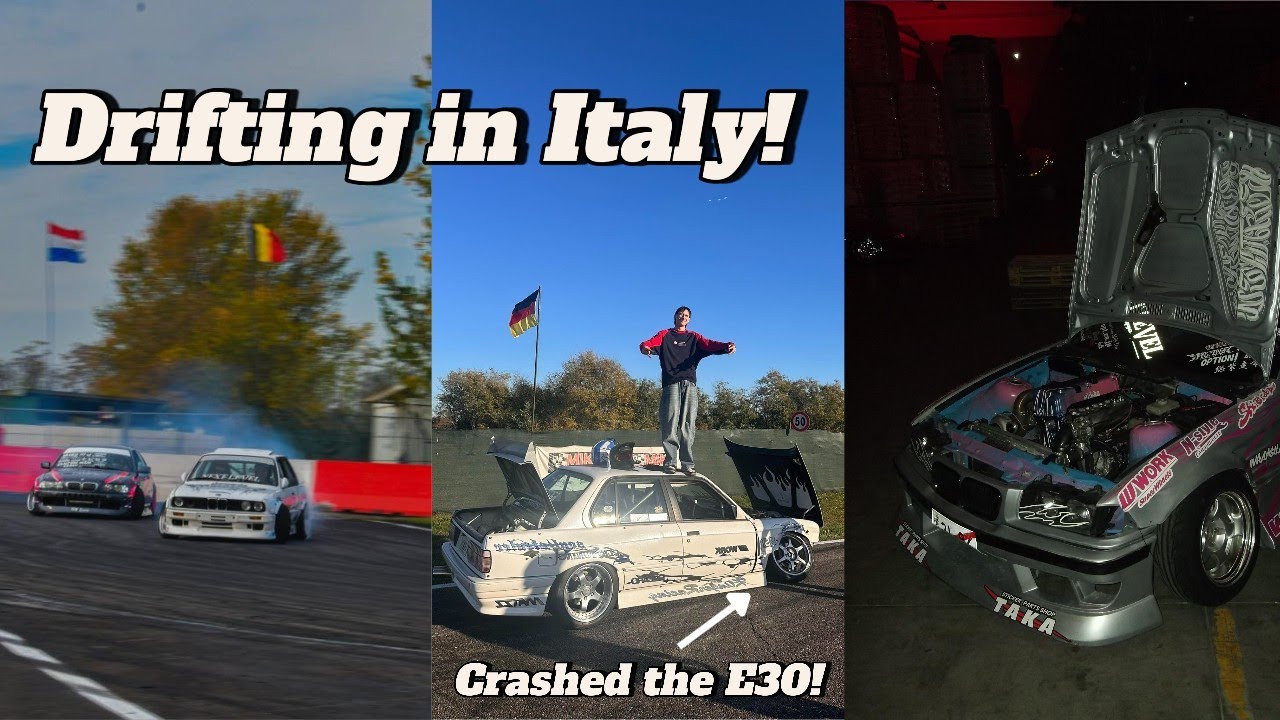 Drift Series Italy – E30 Crash & Good Vibes!