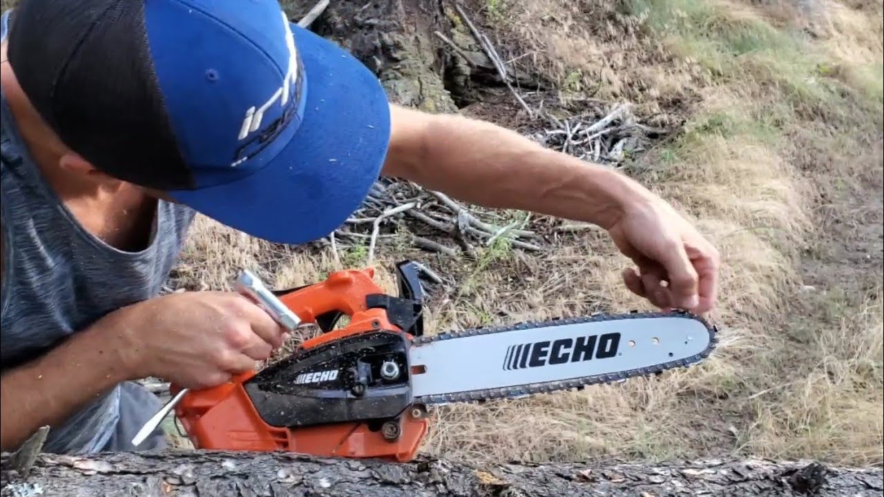 ECHO DCS-2500T 56v Battery Electric Chainsaw First Test Review