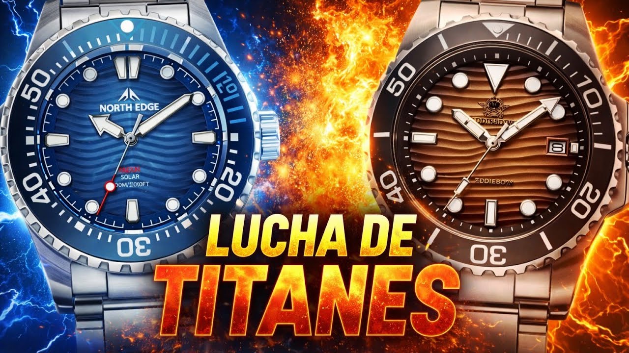 Reloj North Edge tritón contra Addiesdive arena del desierto 