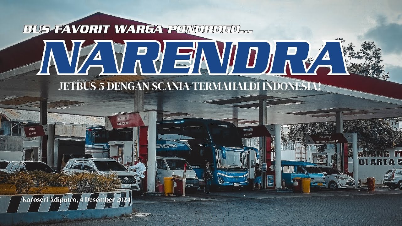 HADIAH UNTUK WARGA PONOROGO❗ New Release PO Narendra Jetbus 5 Double Decker by Karoseri Adiputro