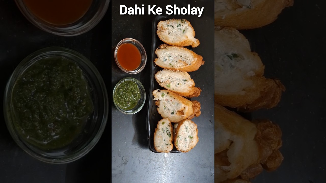 दही के शोले कैसे बनाते हैं | Dahi Ke Sholay | Dahi Ke Sholey Recipe | Curd Bread Rolls | Curd Kabab