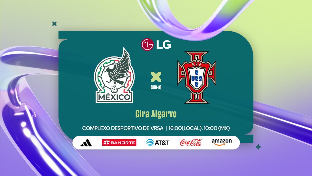 EN VIVO | Portugal vs México  | Sub 16 | Torneo Algarve, Portugal