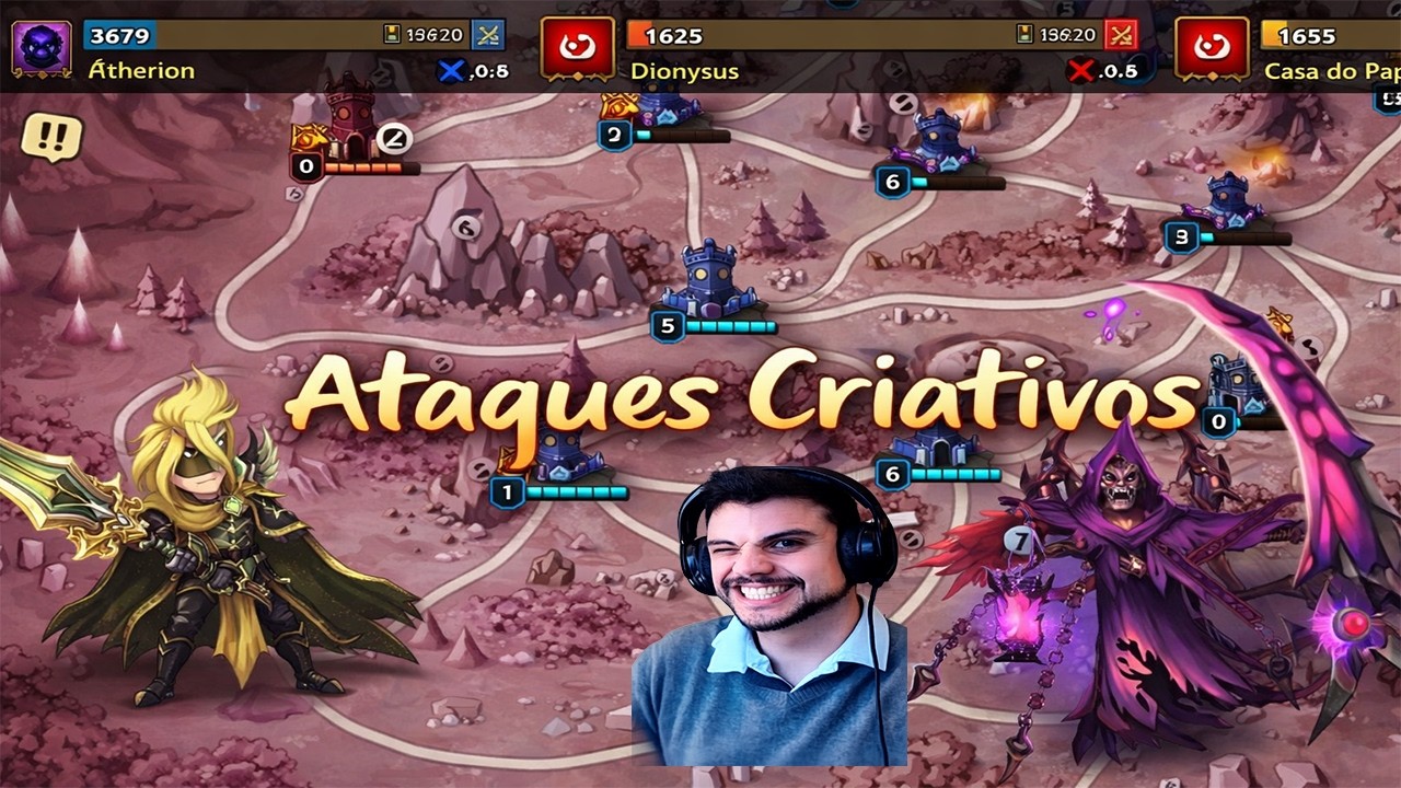 DUVIDO VOCÊ TER ESSA CRIATIVIDADE NA SIEGE !! Siege parte 1 | #summonerswar