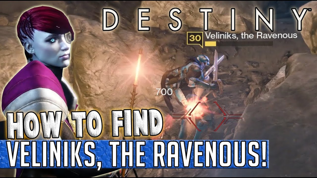 Destiny | How To Find VELINIKS, THE RAVENOUS! - Queens Wrath Bounty Guide!