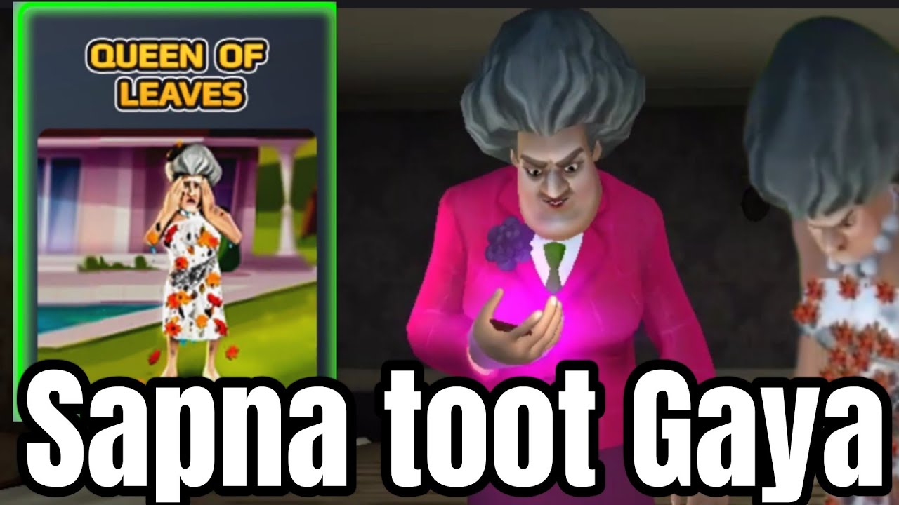 Scary Teacher 3D Level 5 Queen of Leaves Walkthrough 😆