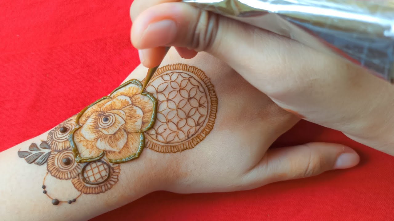 New Rose Mehndi Design || Stylish Henna design || Meher's Henna