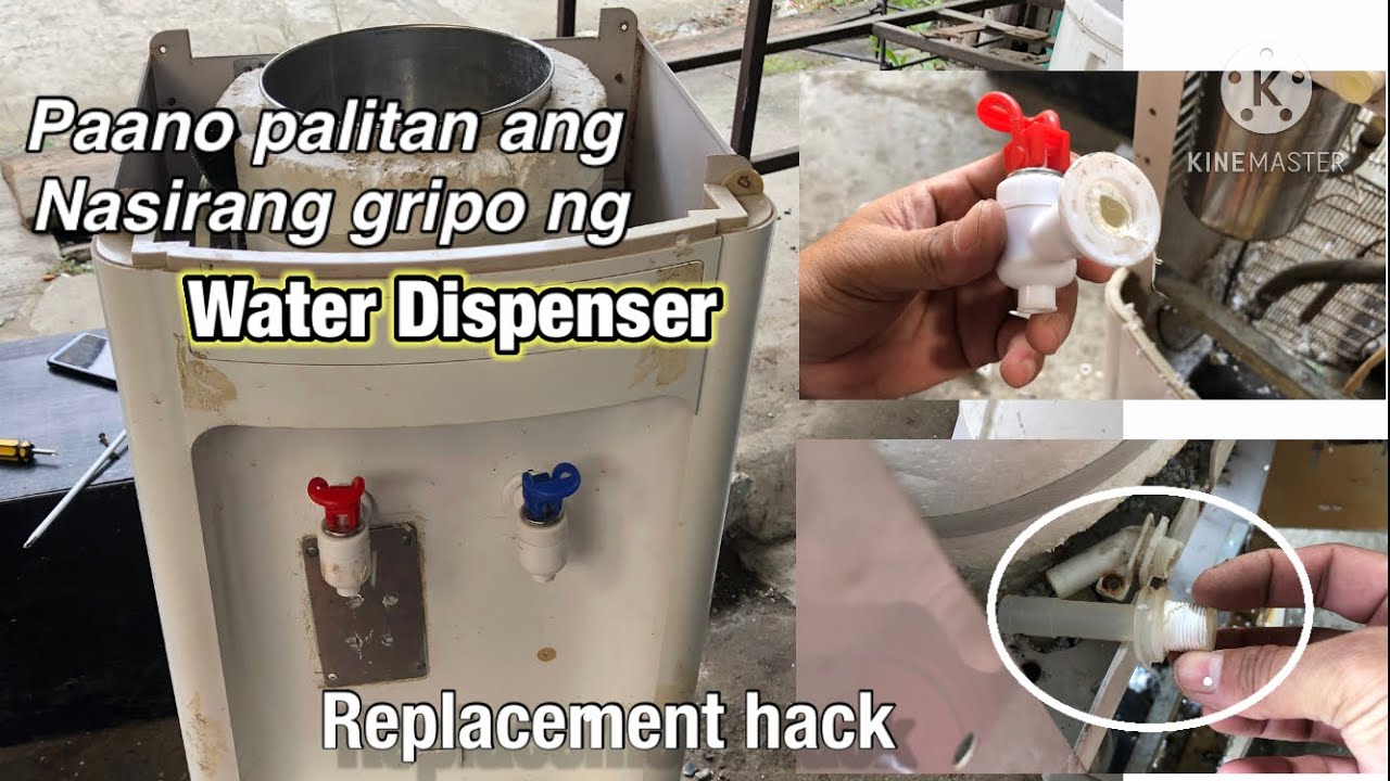 Water Dispenser faucet replacement hack