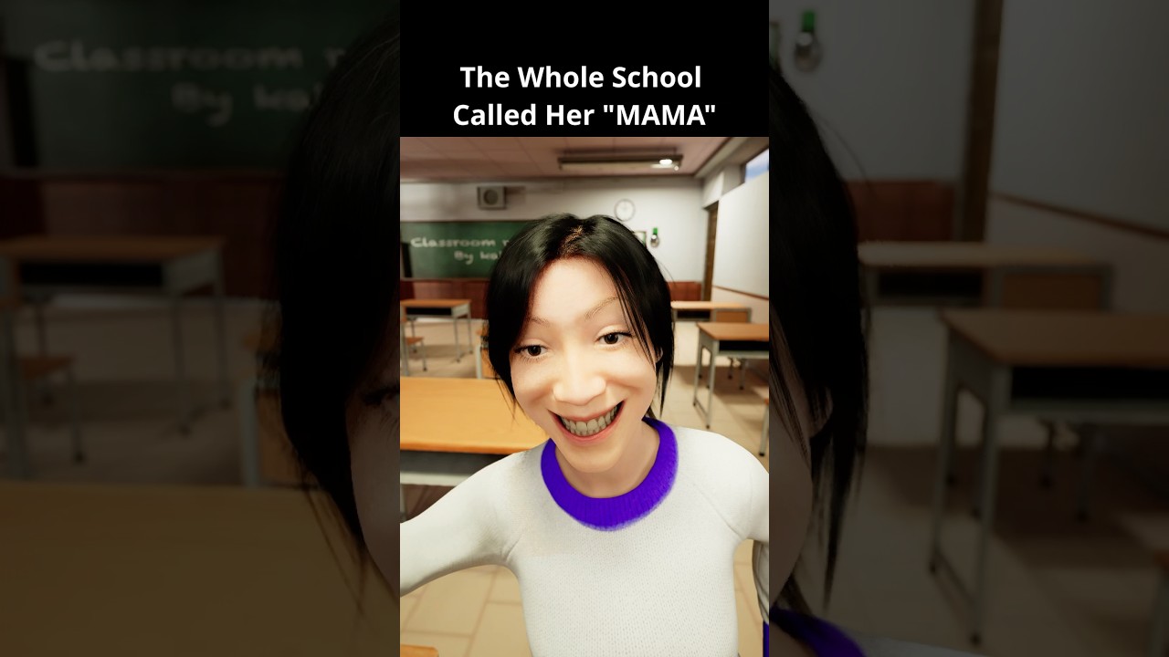 The Whole School Called Her MAMA #shortsfeed #funny #story