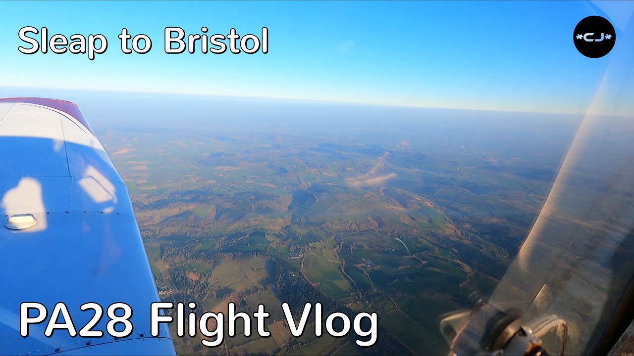 Sleap To Bristol | Hazy Sunset Flight | Severn Bridges