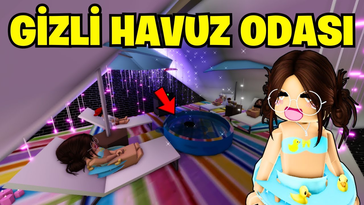 EVİMDE GİZLİ HAVUZ ODASI İNŞA ETTİK😊AYŞEM ECE ARI💥ARIGİLLER🐝ROBLOX BROOKHAVEN🏡RP
