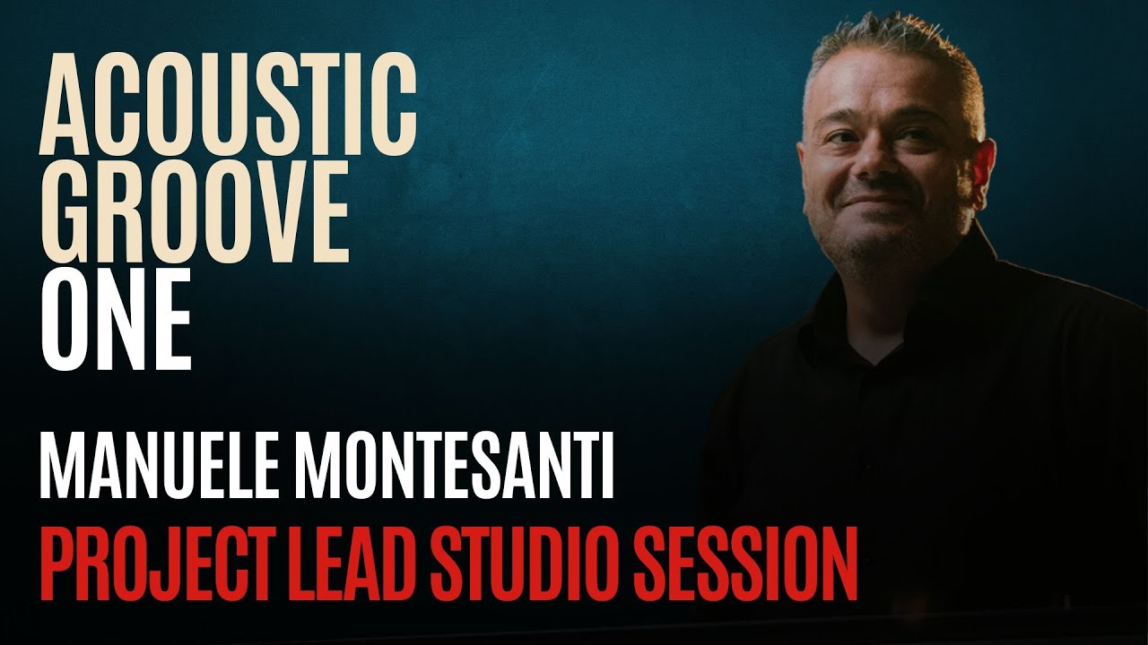 Manuele Montesanti play in the Project Lead Studio - Acoustic Groove One