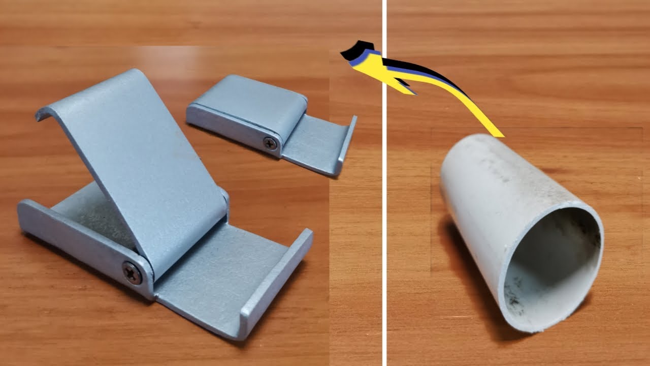 How to make box stand for mobile with pvc pipe