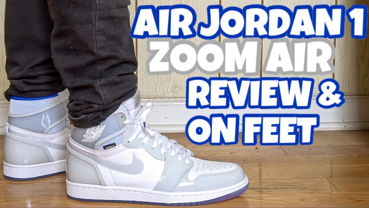 AIR JORDAN 1 ZOOM AIR REVIEW & ON FEET (DETAILED LOOK AT THIS NEW  TECHNOLOGY)