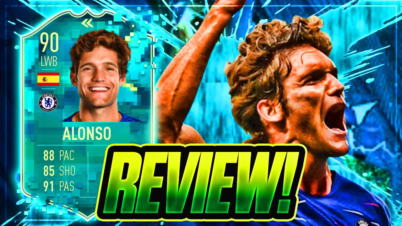 FIFA 20 - 90 RATED FLASHBACK MARCOS ALONSO LB INSANE GULLIT GANG REVIEW #FIFA20 #ALONSO #TOTSSF #SBC